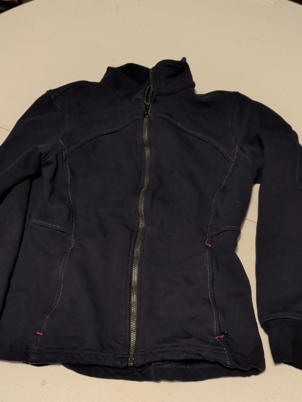 Women’s Navy Zip-Front Fire Resistant Utility Jacket